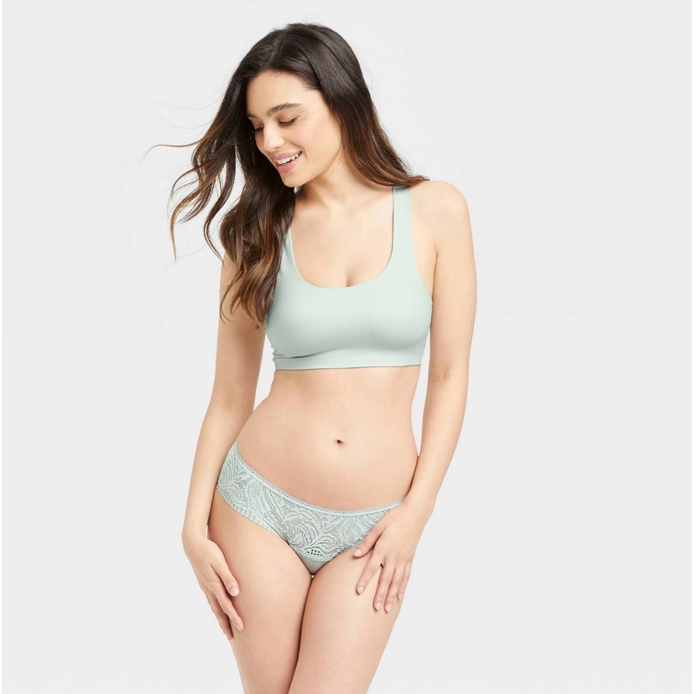 NWT! Set of FIVE!! Women's Micro Hipster Auden Mint Green L(12-14). $20 for 5!